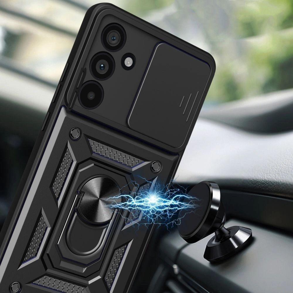 Tech-Protect Camshield Pro to eleganckie etui w kolorze czarnym do Samsung Galaxy A57 5G